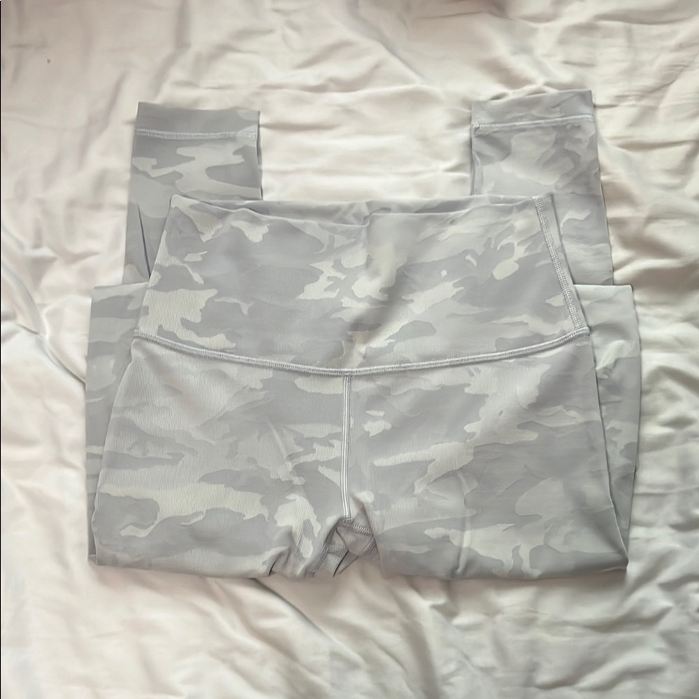 White Camo Lululemon Women’s Leggings
